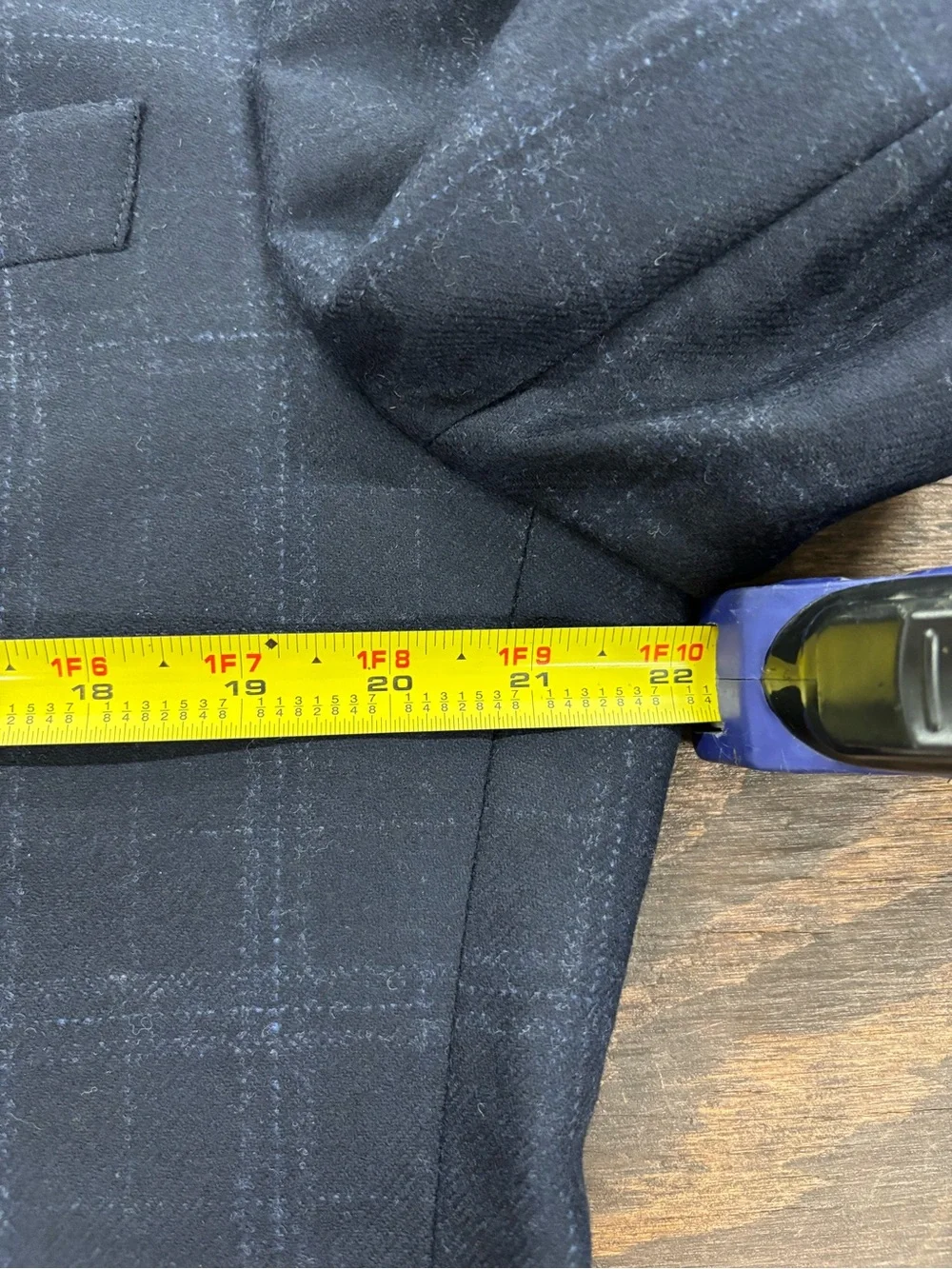 Brooks Brothers Navy Windowpane Two-Button Sport Coat